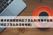 苹果手机如何更改锁屏密码（简单快捷的方法教你轻松修改密码）